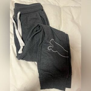 Grey Puma Sweatpants